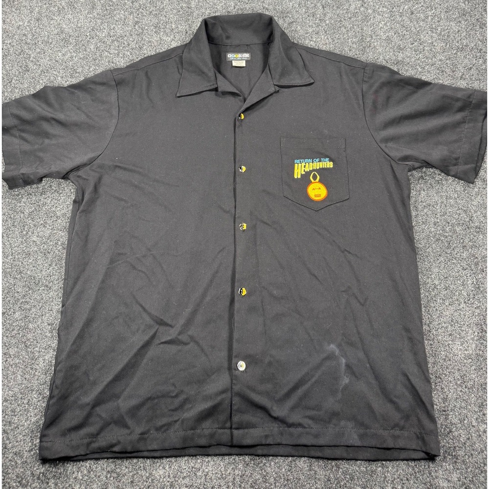 Vintage BC Ethic Return of the Headhunters Shirt XL Black USA Made